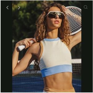 Nwt beach riot‎ Melinda sports bra small blue